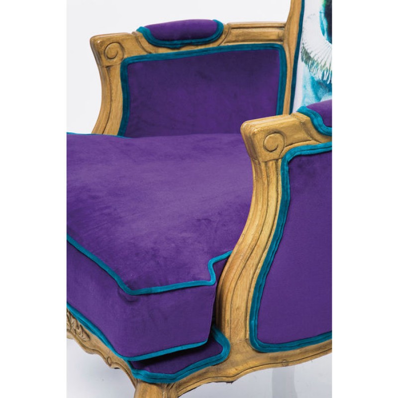 Villa Armchair Grandfather Mops Purple